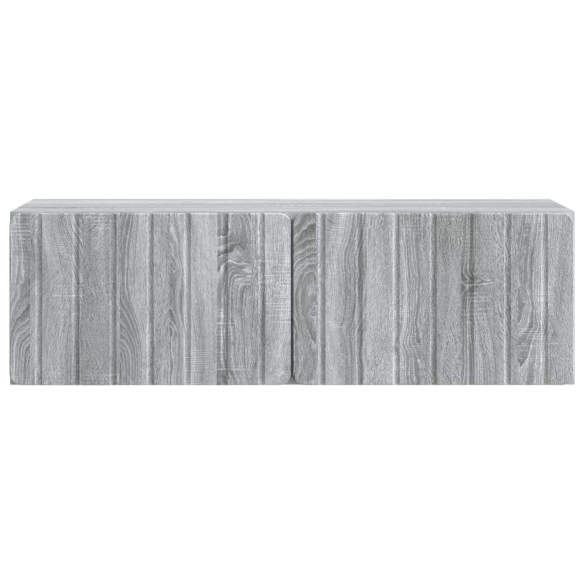Væghængt TV-skab 98 x 31 x 30 cm Grå Sonoma Konstrueret træ