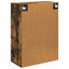 Vægmonteret skab 66 x 34,5 x 90 cm Konstrueret træ Røget eg