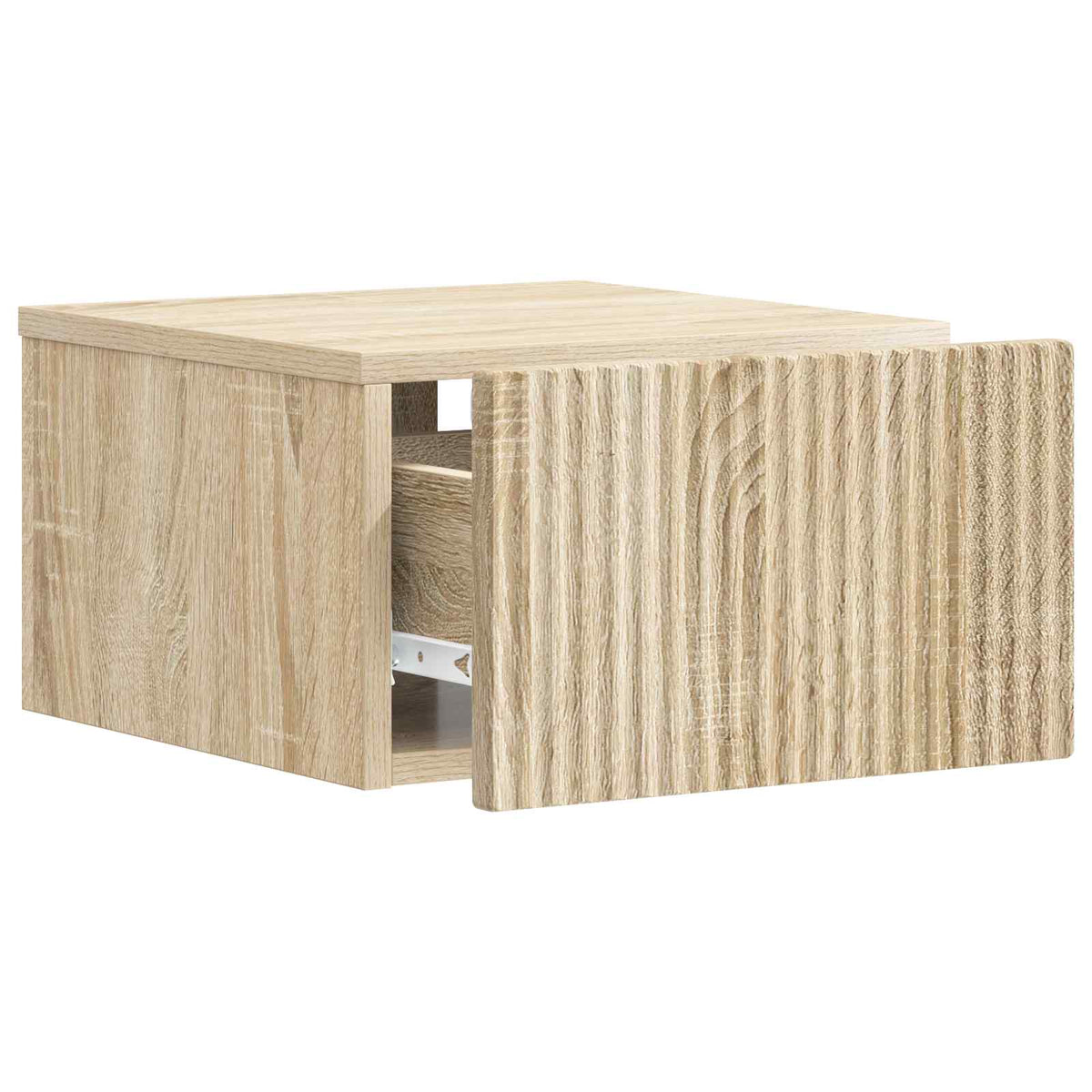 Væghængt Natbord Sonoma-eg 33 x 34,5 x 20 cm Konstrueret træ