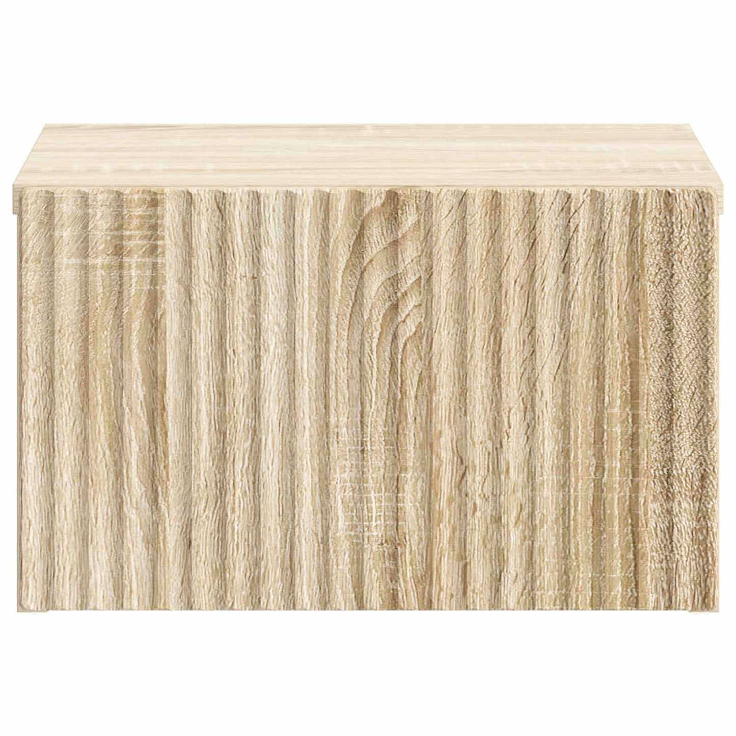Væghængt Natbord Sonoma-eg 33 x 34,5 x 20 cm Konstrueret træ