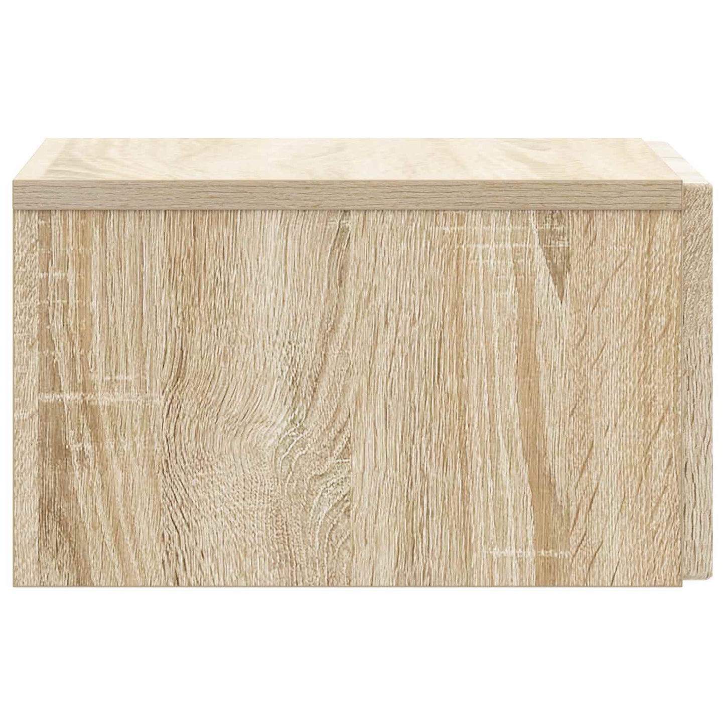 Væghængt Natbord Sonoma-eg 33 x 34,5 x 20 cm Konstrueret træ