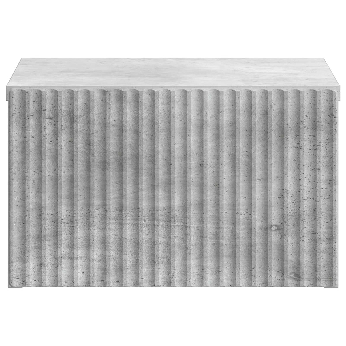 Væghængt Natbord Betongrå 33 x 34,5 x 20 cm Konstrueret træ