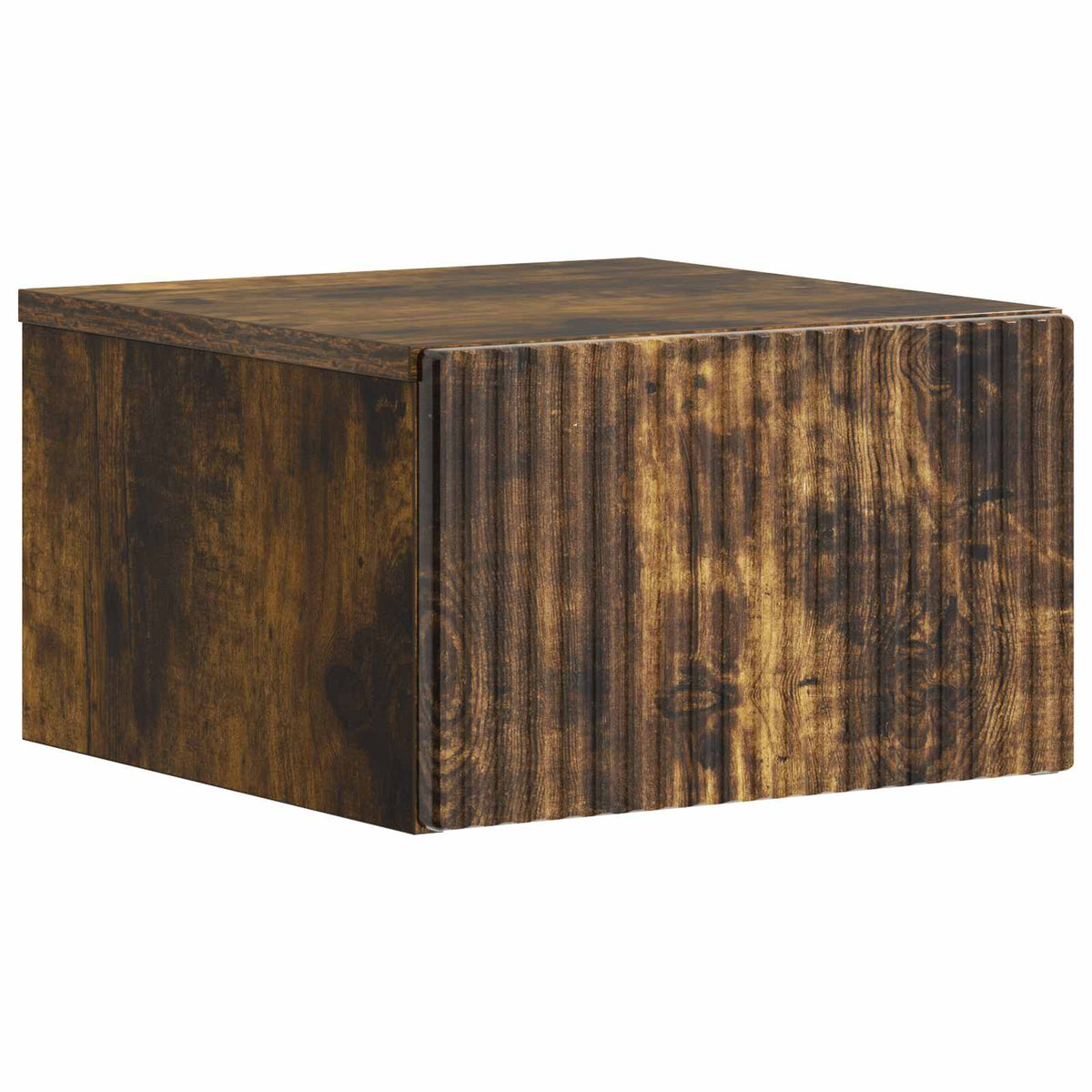 Væghængt Natbord Røget eg 33 x 34,5 x 20 cm Konstrueret træ