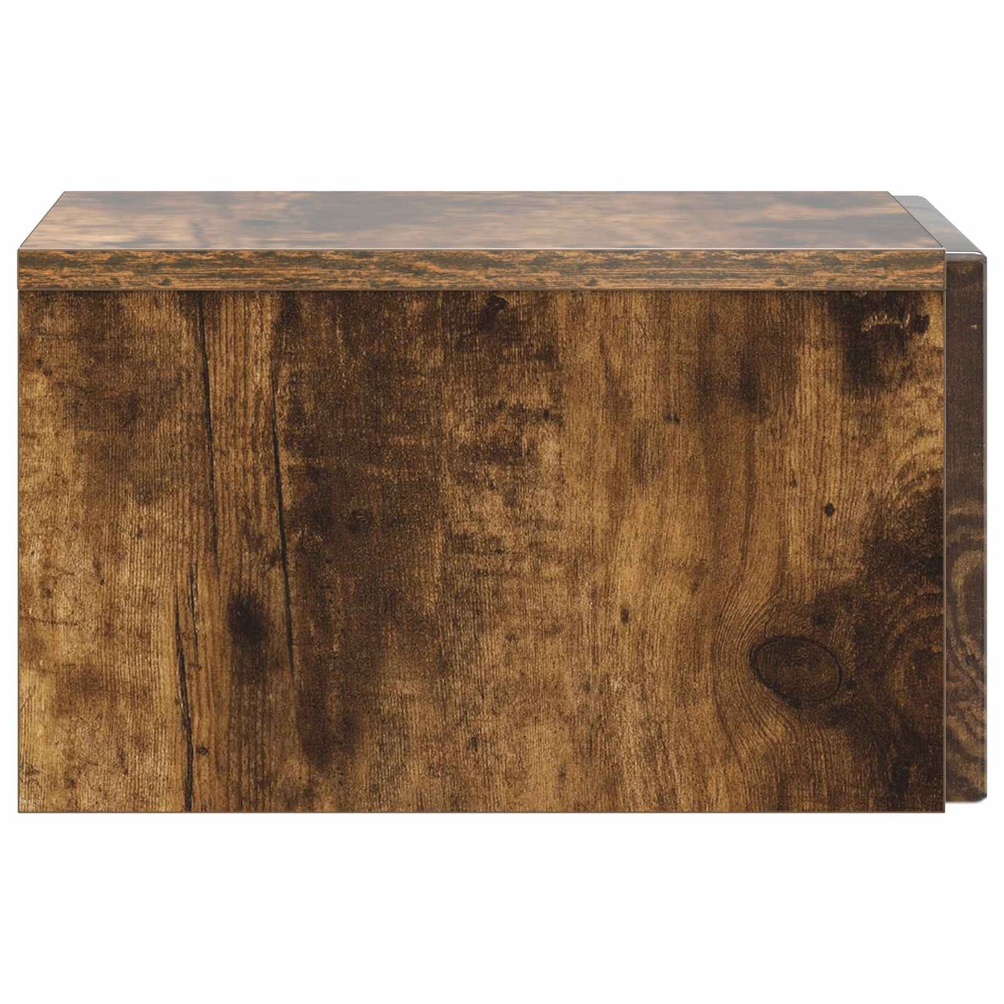 Væghængt Natbord Røget eg 33 x 34,5 x 20 cm Konstrueret træ