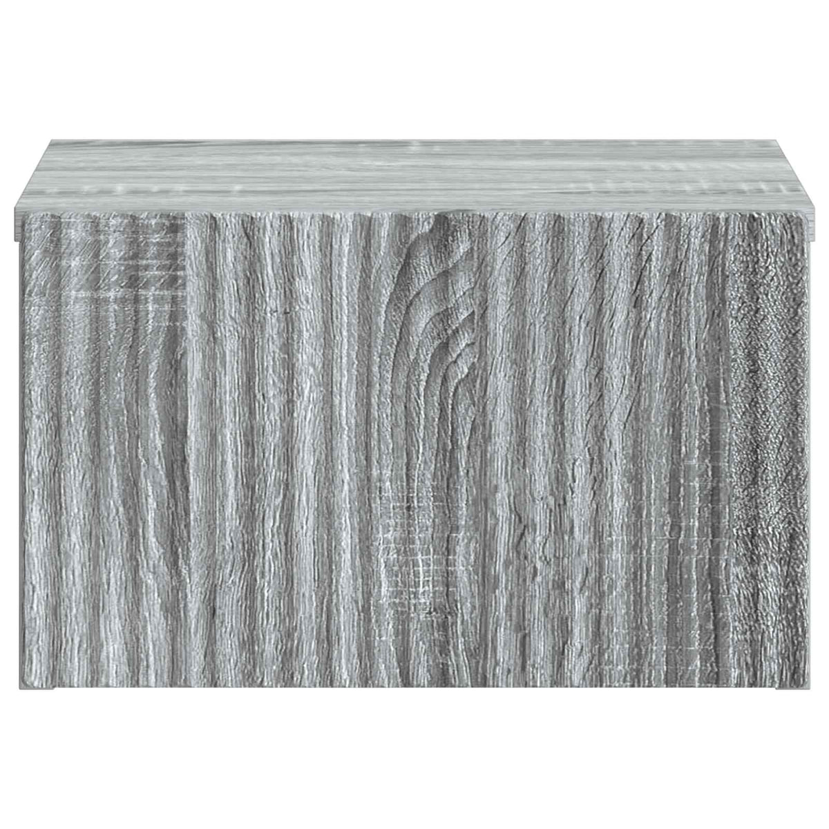Væghængt Natbord 2 stk. Grå sonoma-eg 33 x 34,5 x 20 cm