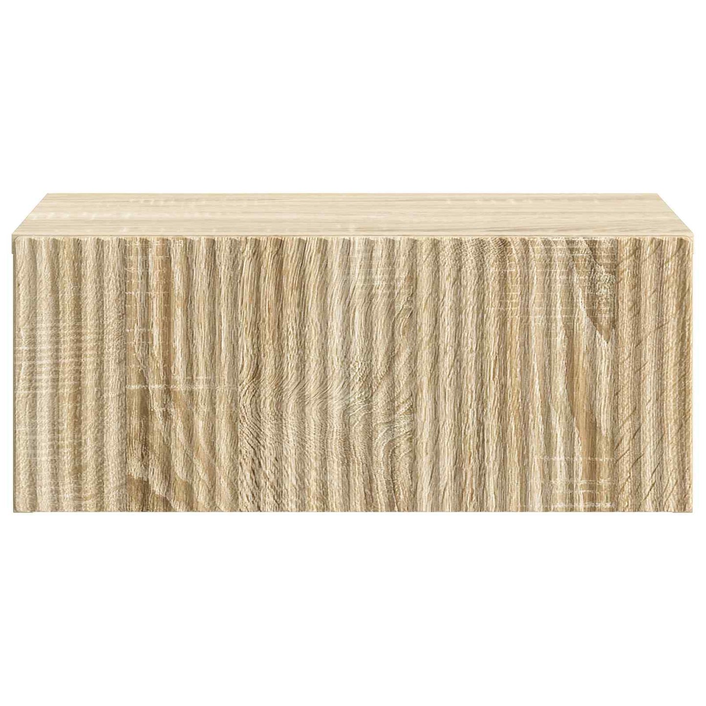 Væghængt Natbord Sonoma-eg 49 x 34,5 x 20 cm Konstrueret træ