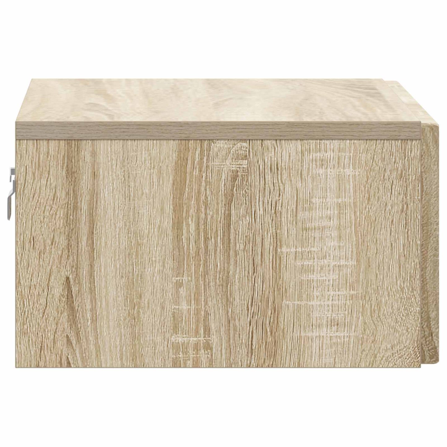 Væghængt Natbord Sonoma-eg 49 x 34,5 x 20 cm Konstrueret træ