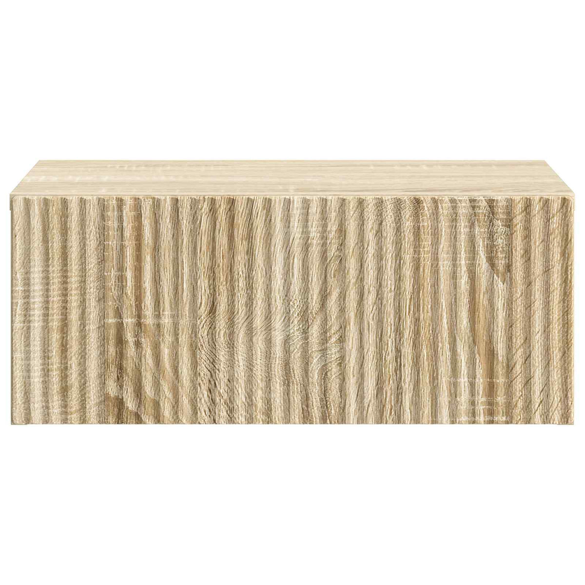 Væghængt Natbord 2 stk. Sonoma-eg 49 x 34,5 x 20 cm