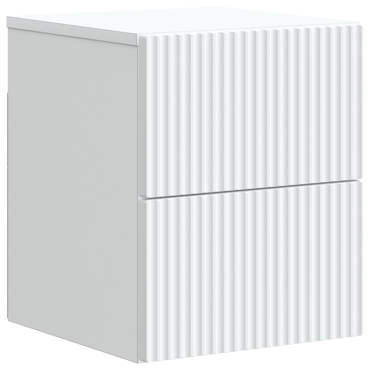 Væghængt Natbord Hvid 33 x 34,5 x 40 cm Konstrueret træ