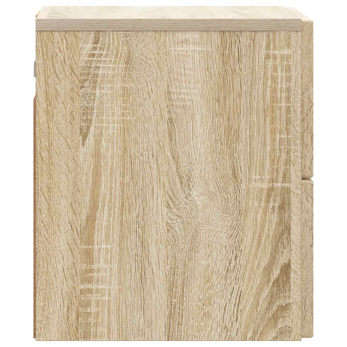 Væghængt Natbord Sonoma-eg 33 x 34,5 x 40 cm Konstrueret træ