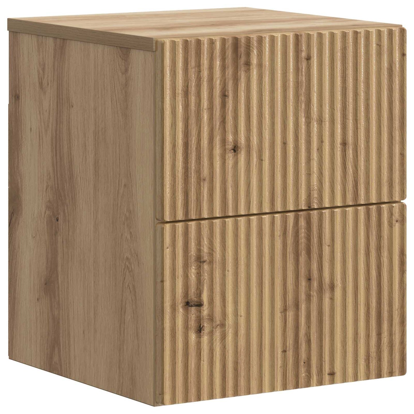 Væghængt Natbord Artisan-eg 33 x 34,5 x 40 cm Konstrueret træ