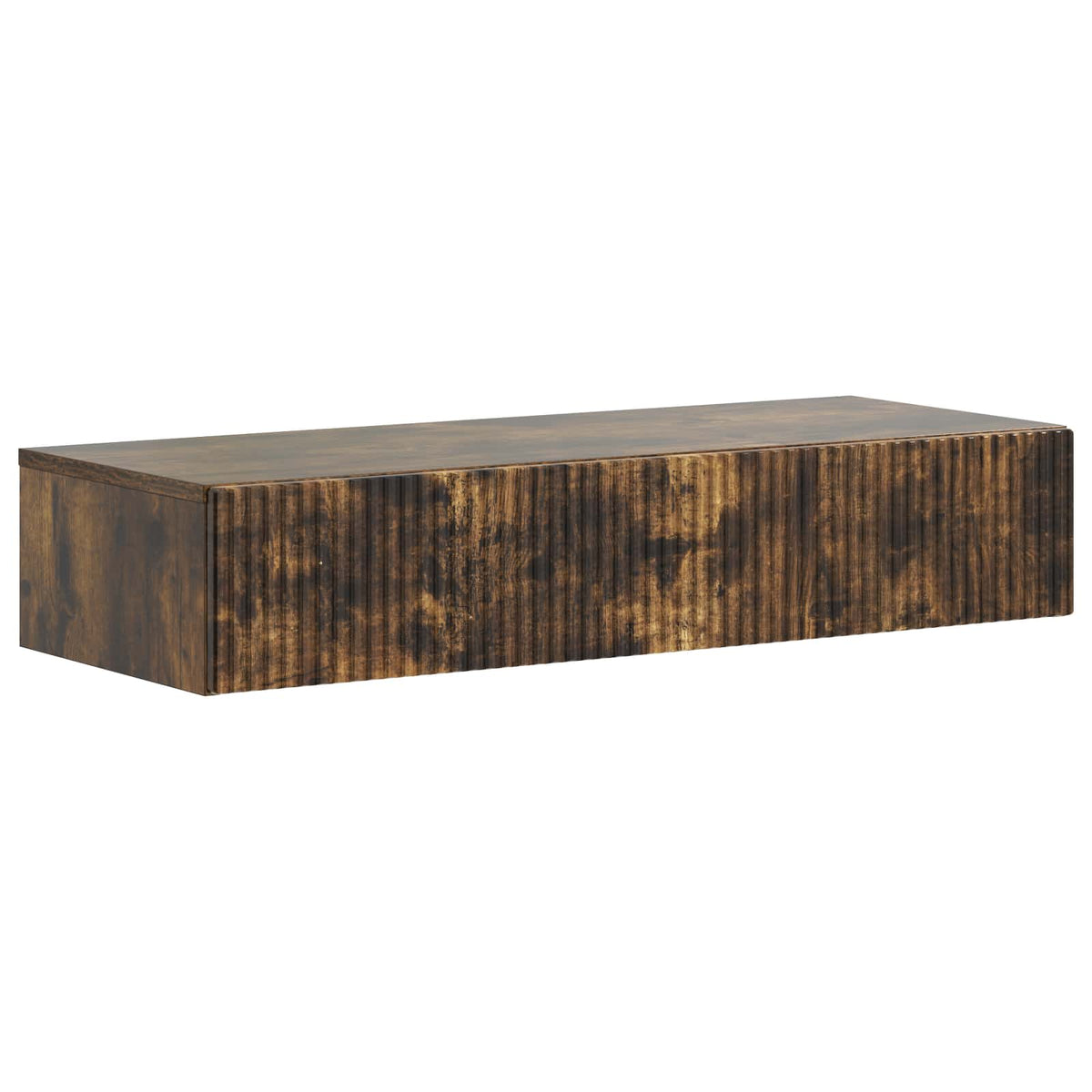 Væghængt Sideskab 87,5 x 34,5 x 17 cm Konstrueret træ Røget eg