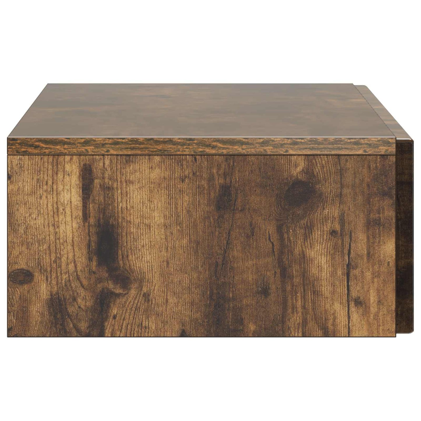 Væghængt Sideskab 87,5 x 34,5 x 17 cm Konstrueret træ Røget eg