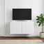 Væghængt TV-skab Hvid 59,5 x 41 x 30 cm Konstrueret træ
