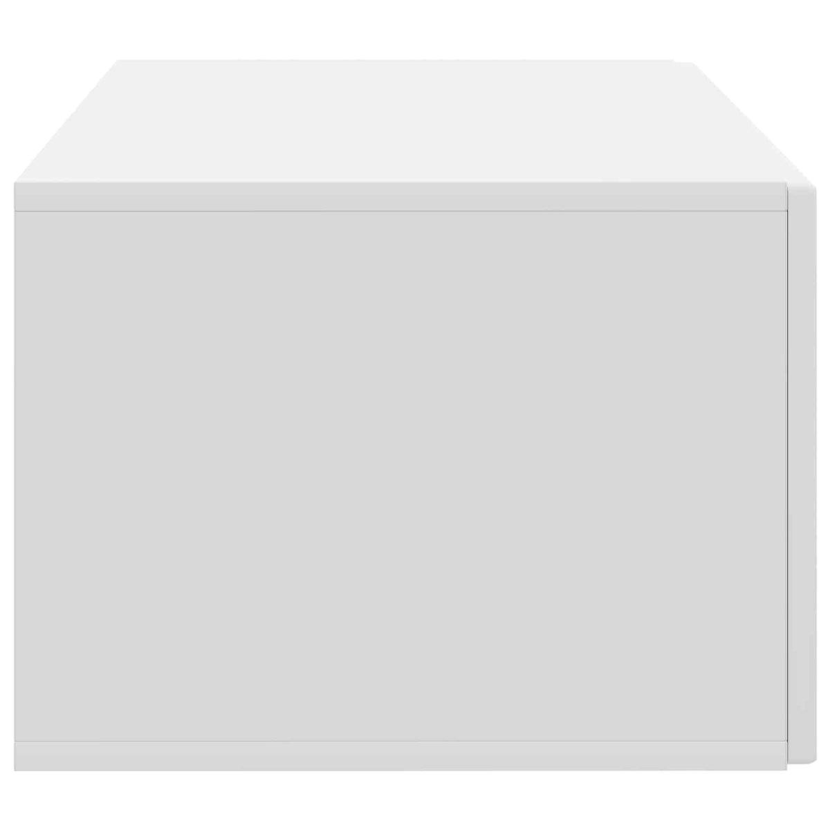 Væghængt TV-skab Hvid 59,5 x 41 x 30 cm Konstrueret træ