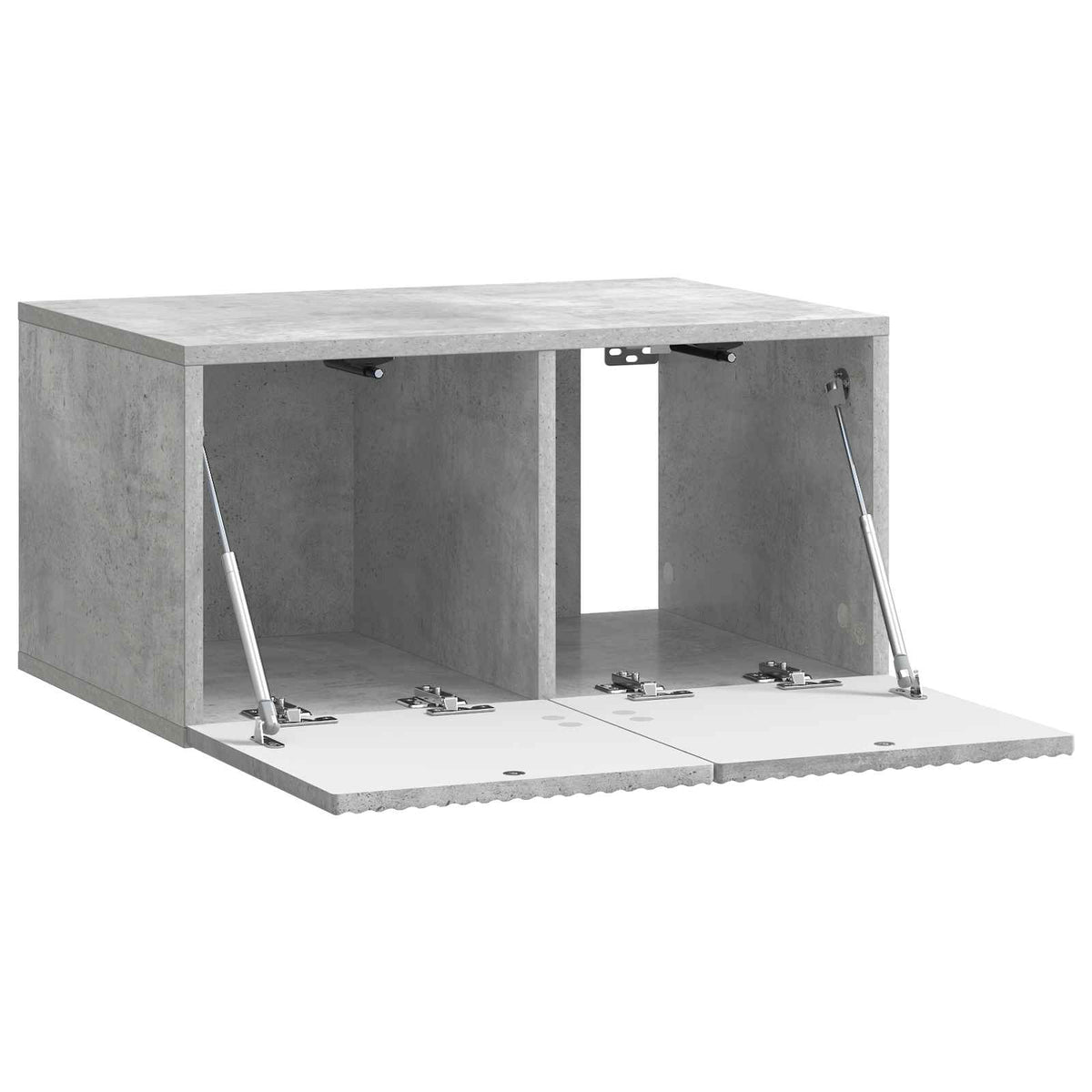 Væghængt TV-skab 59,5 x 41 x 30 cm Betongrå Konstrueret træ