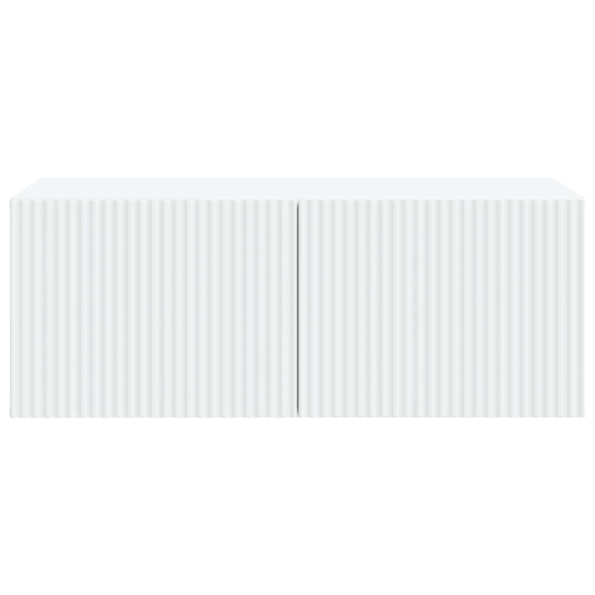 Væghængt TV-skab Hvid 78,5 x 41 x 30 cm Konstrueret træ
