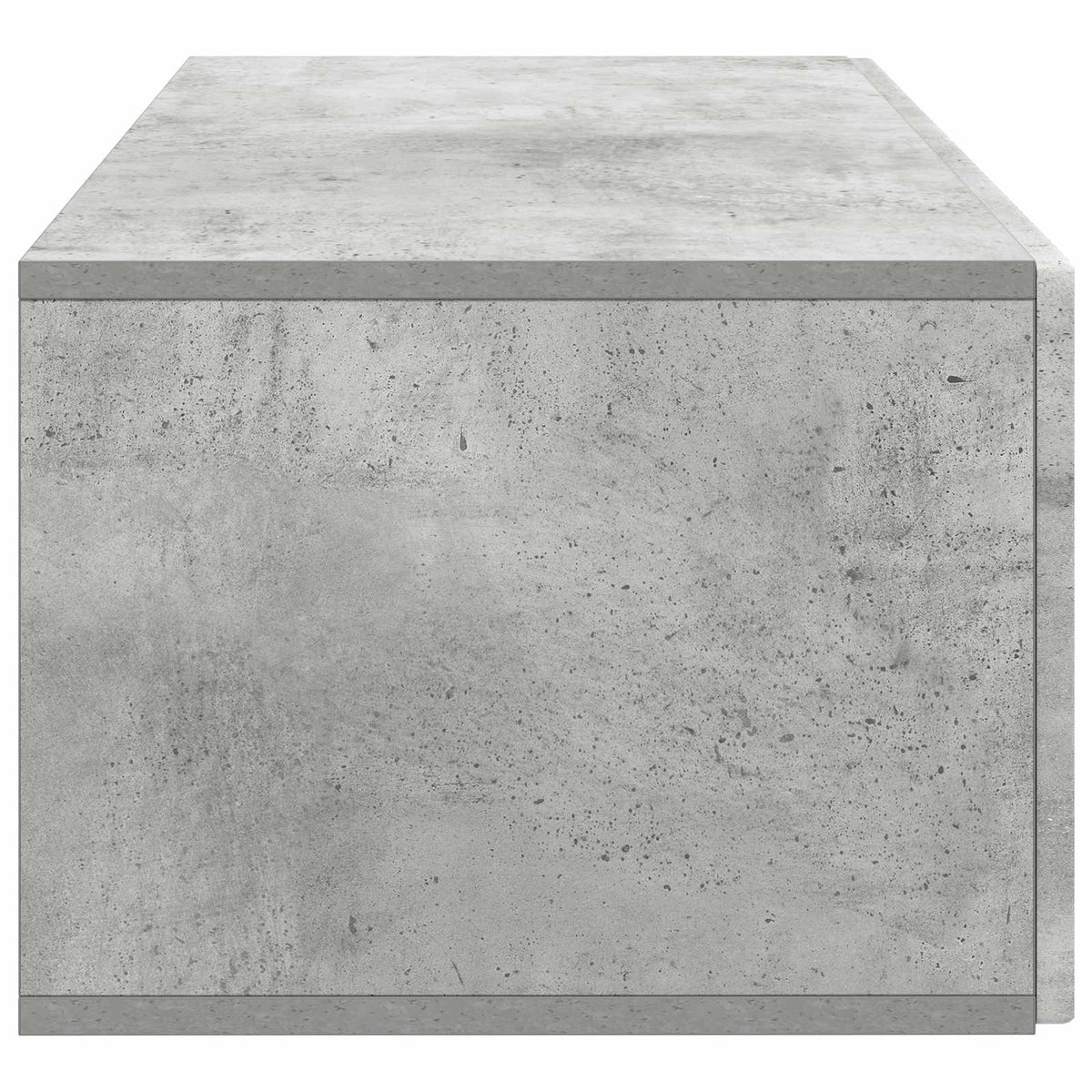 Væghængt TV-skab 78,5 x 41 x 30 cm Betongrå Konstrueret træ