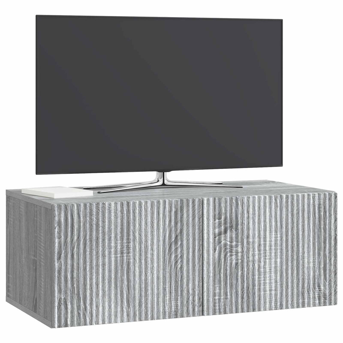 Væghængt TV-skab 78,5 x 41 x 30 cm Grå sonoma-eg