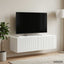 Væghængt TV-skab Hvid 98 x 41 x 30 cm Konstrueret træ