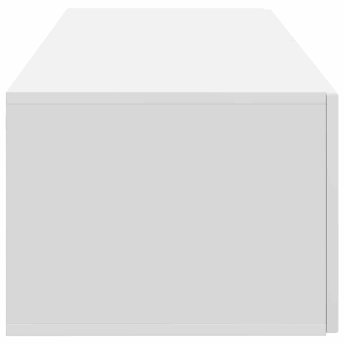 Væghængt TV-skab Hvid 98 x 41 x 30 cm Konstrueret træ