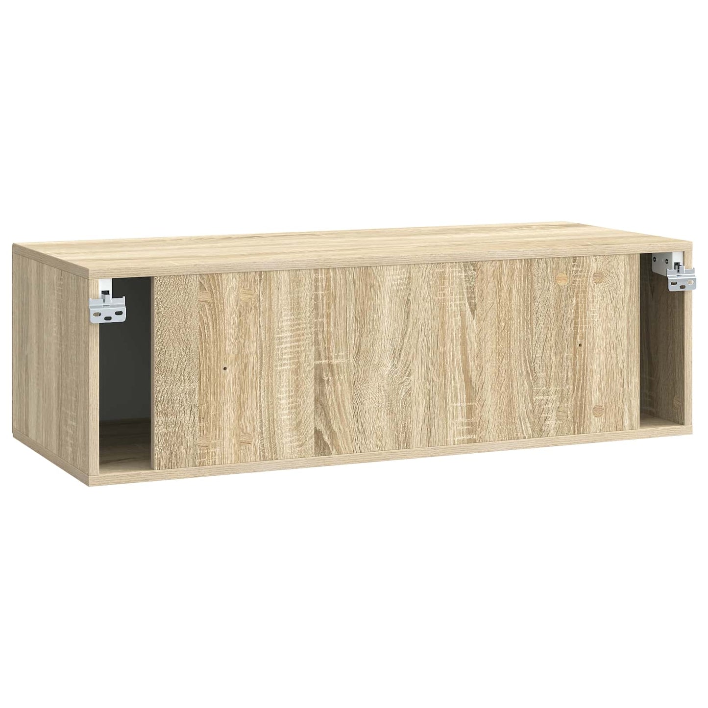 Væghængt TV-skab 98 x 41 x 30 cm Sonoma-eg Konstrueret træ