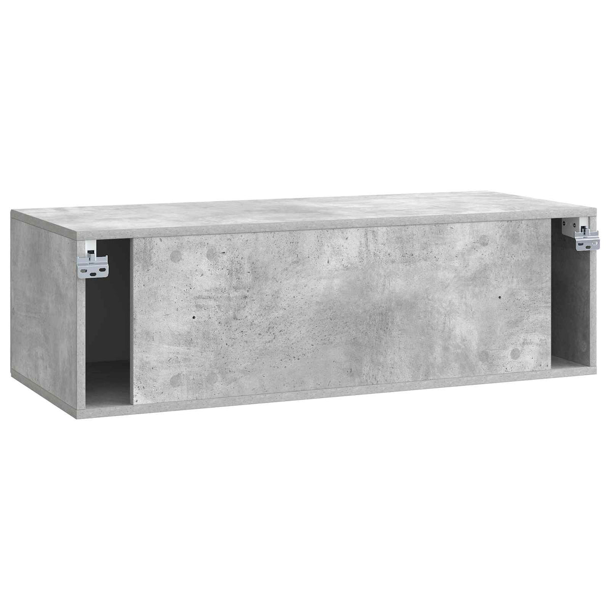 Væghængt TV-skab 98 x 41 x 30 cm Betongrå Konstrueret træ