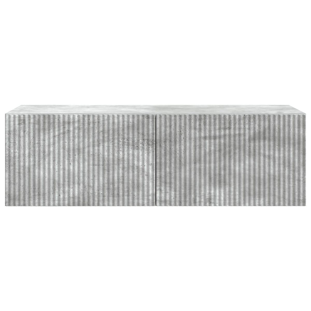 Væghængt TV-skab 98 x 41 x 30 cm Betongrå Konstrueret træ