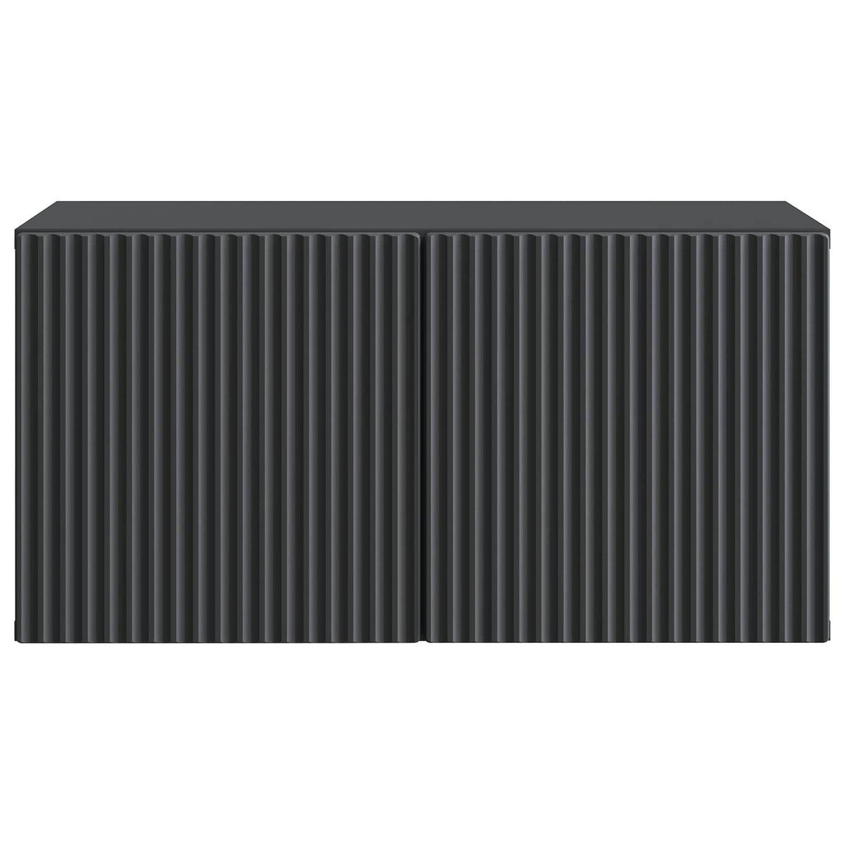 Væghængt TV-skab 59,5 x 31 x 30 cm Sort Konstrueret træ