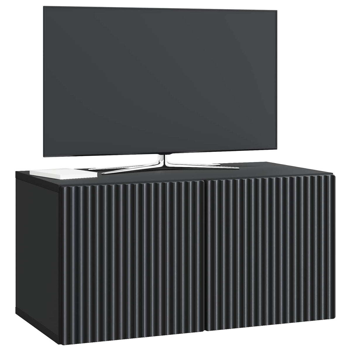 Væghængt TV-skab 59,5 x 31 x 30 cm Sort Konstrueret træ