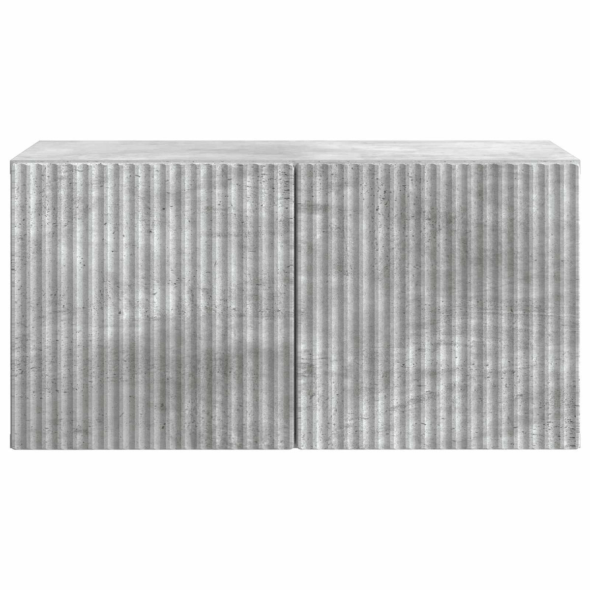 Væghængt TV-skab 59,5 x 31 x 30 cm Betongrå Konstrueret træ