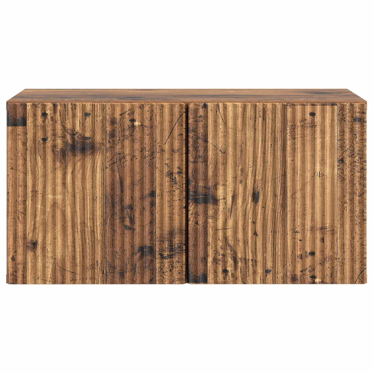 Væghængt TV-skab 59,5 x 31 x 30 cm Gammelt træ Konstrueret træ