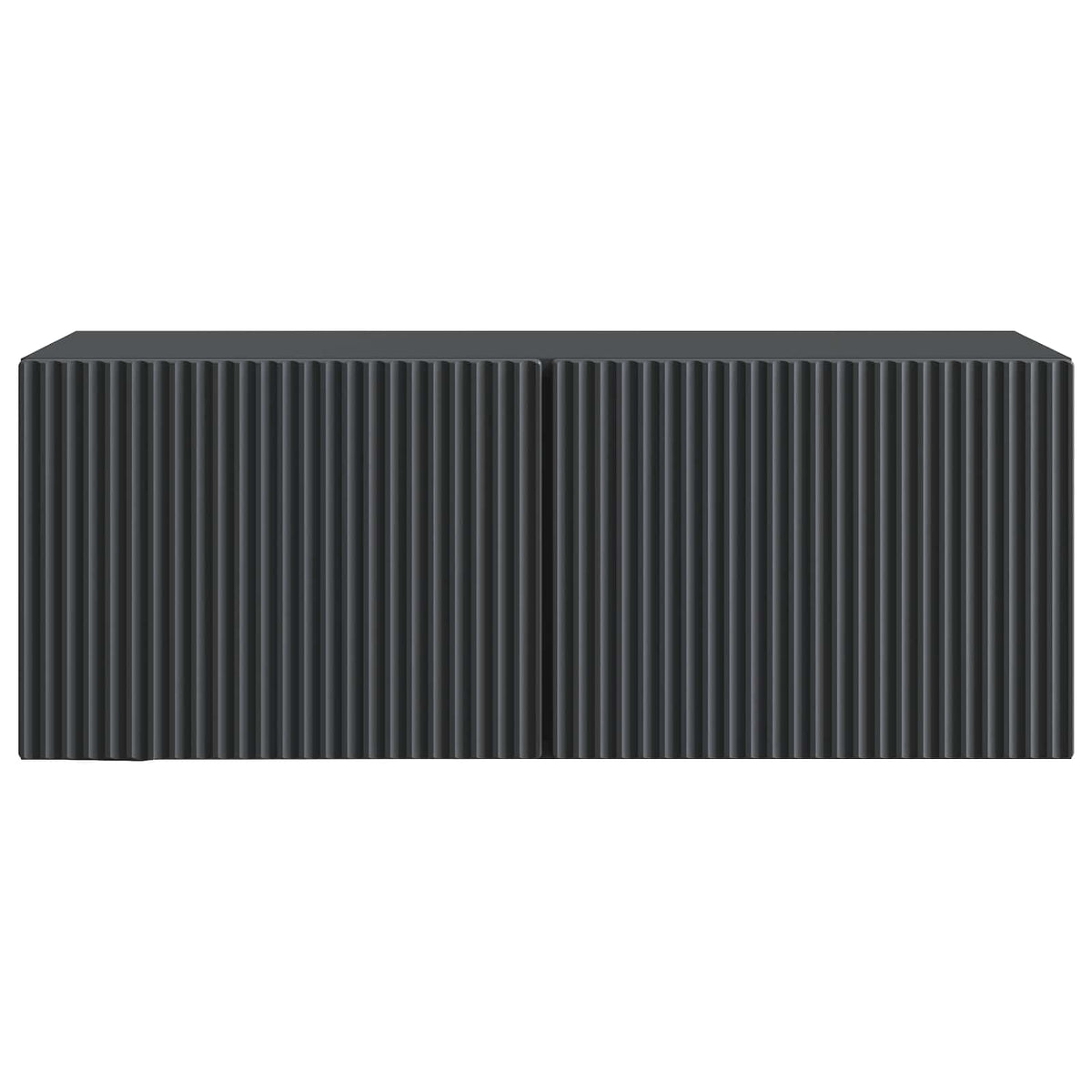 Væghængt TV-skab 78,5 x 31 x 30 cm Sort Konstrueret træ