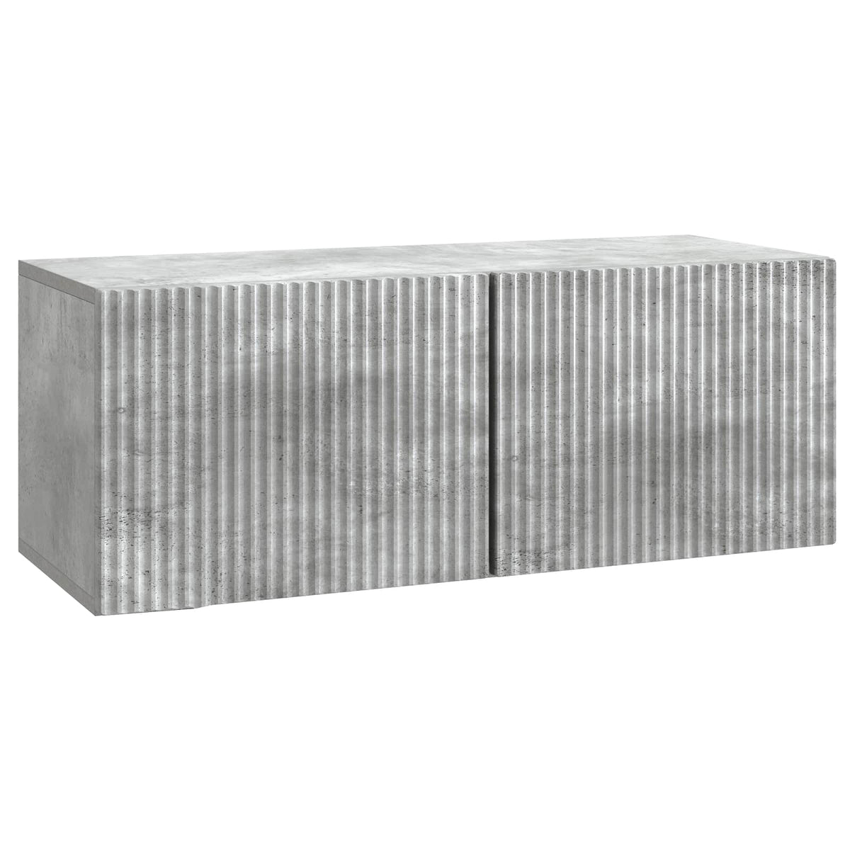 Væghængt TV-skab 78,5 x 31 x 30 cm Betongrå Konstrueret træ