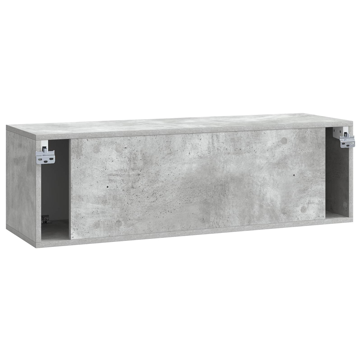 Væghængt TV-skab 98 x 31 x 30 cm Betongrå Konstrueret træ