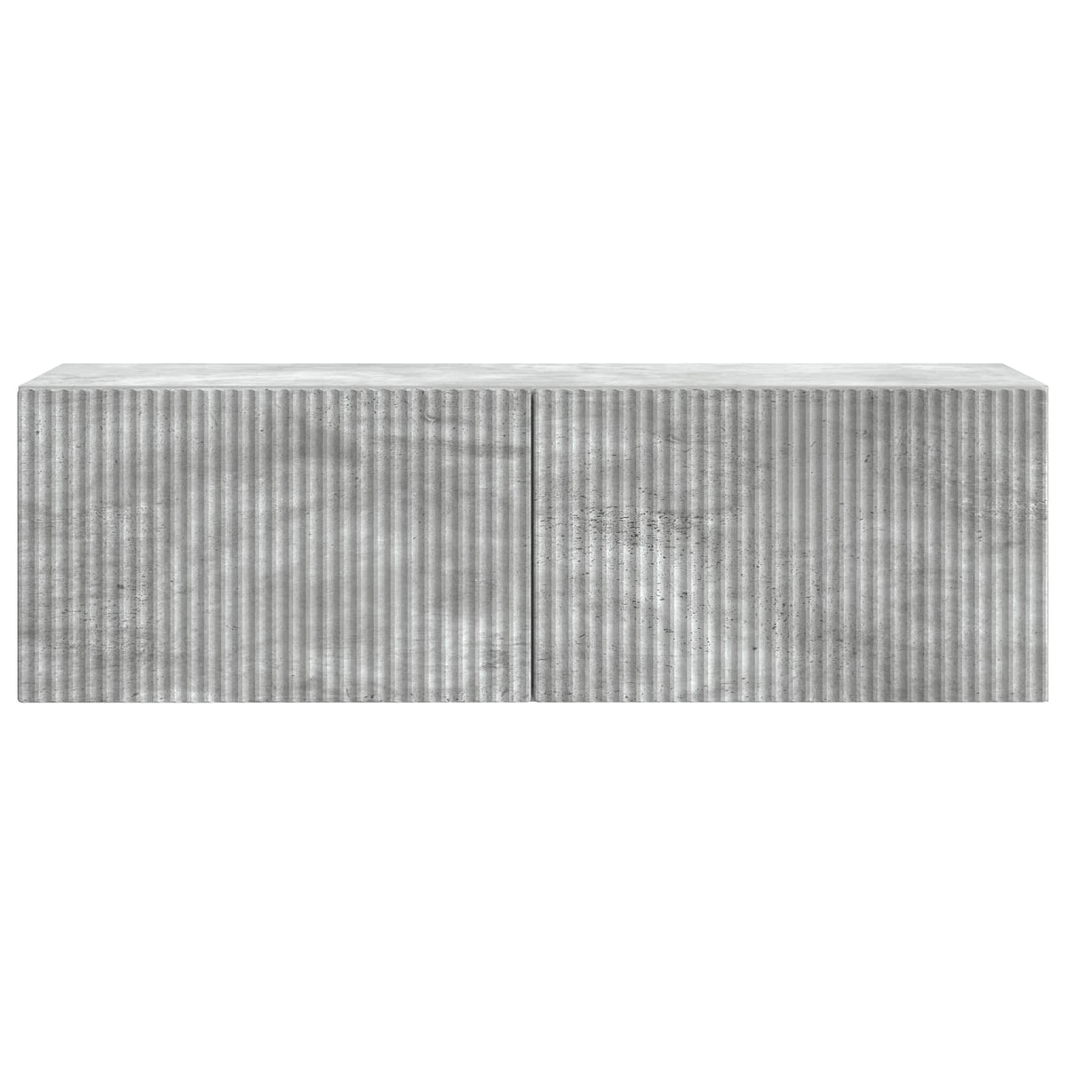 Væghængt TV-skab 98 x 31 x 30 cm Betongrå Konstrueret træ