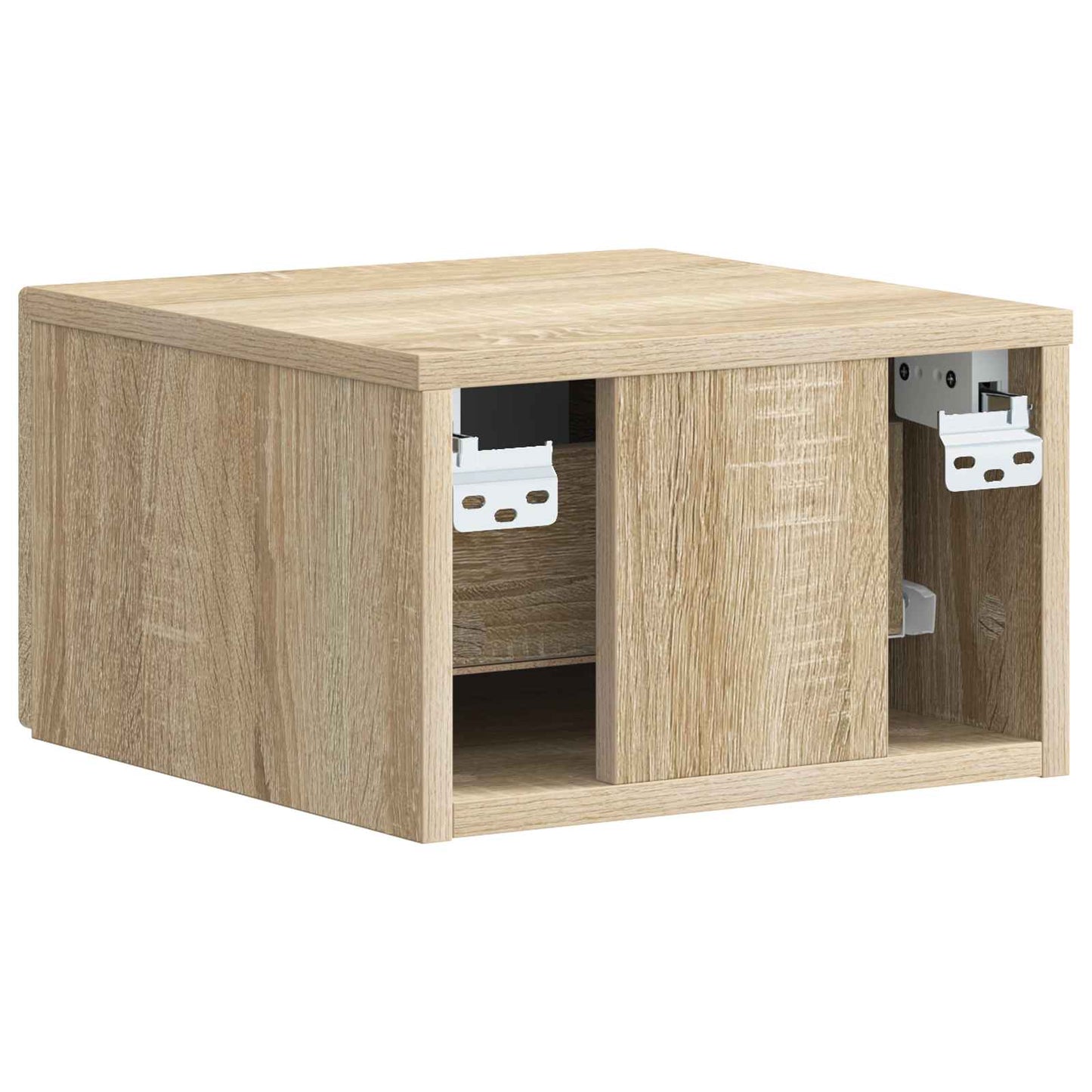 Væghængt Natbord Sonoma-eg 34,5 x 33 x 20 cm Konstrueret træ