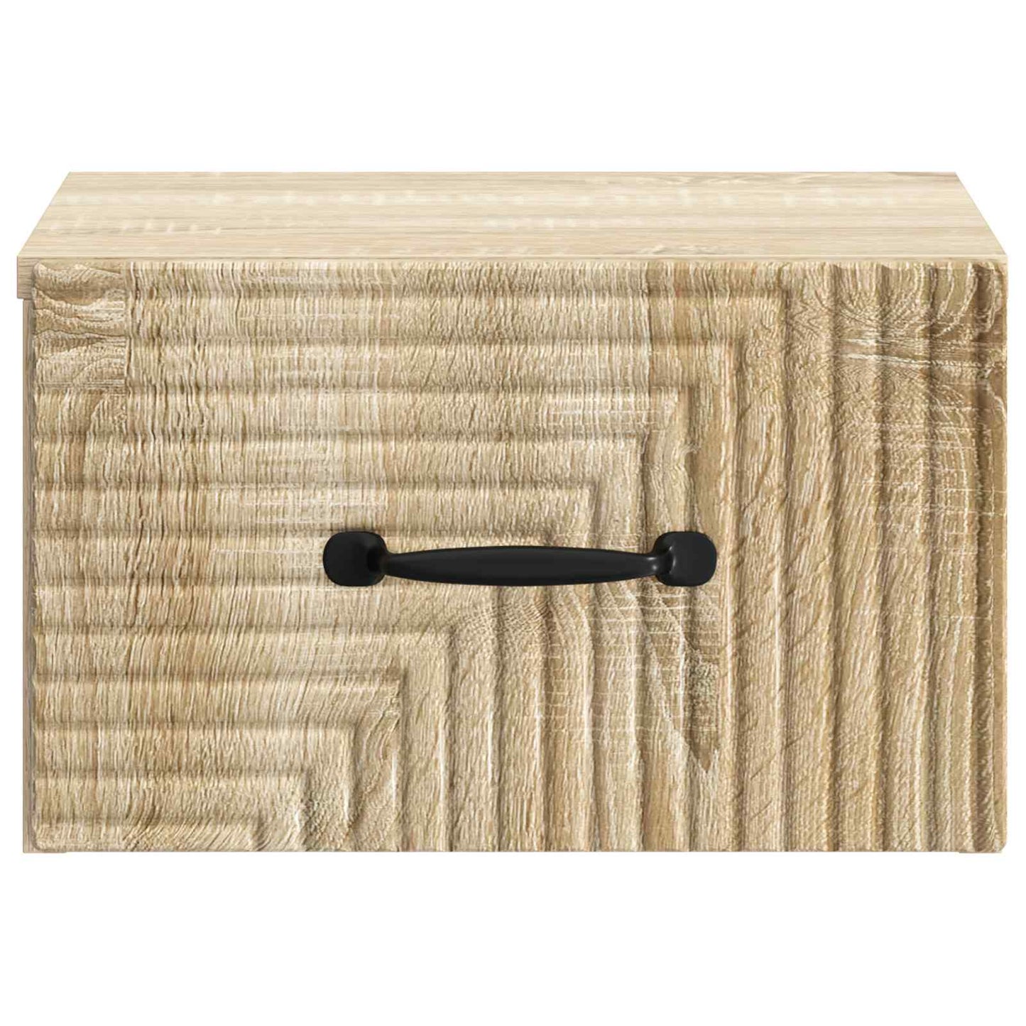 Væghængt Natbord 2 stk. Sonoma-eg 34,5 x 33 x 20 cm