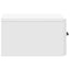 Væghængt Natbord Hvid højglans 34,5 x 33 x 20 cm