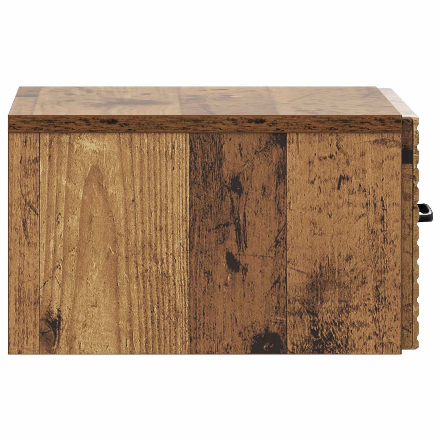 Væghængt Natbord Gammelt træ 34,5 x 33 x 20 cm Konstrueret træ