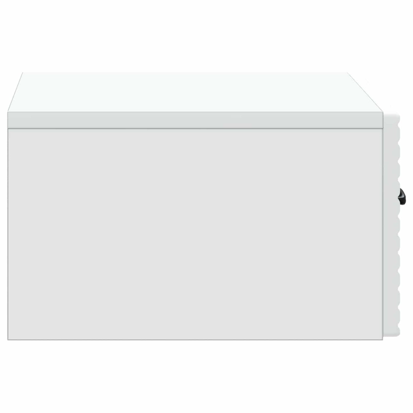 Væghængt Natbord Hvid 49 x 34,5 x 20 cm Konstrueret træ