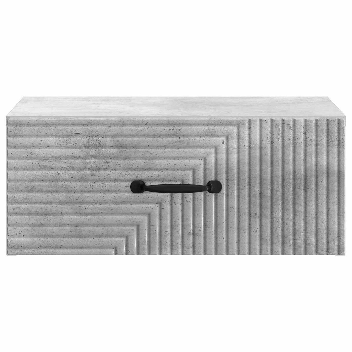 Væghængt Natbord Betongrå 49 x 34,5 x 20 cm Konstrueret træ