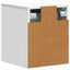 Væghængt Natbord 2 stk. Hvid 34,5 x 33 x 40 cm Konstrueret træ