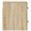 Væghængt Natbord 2 stk. Sonoma-eg 34,5 x 33 x 40 cm