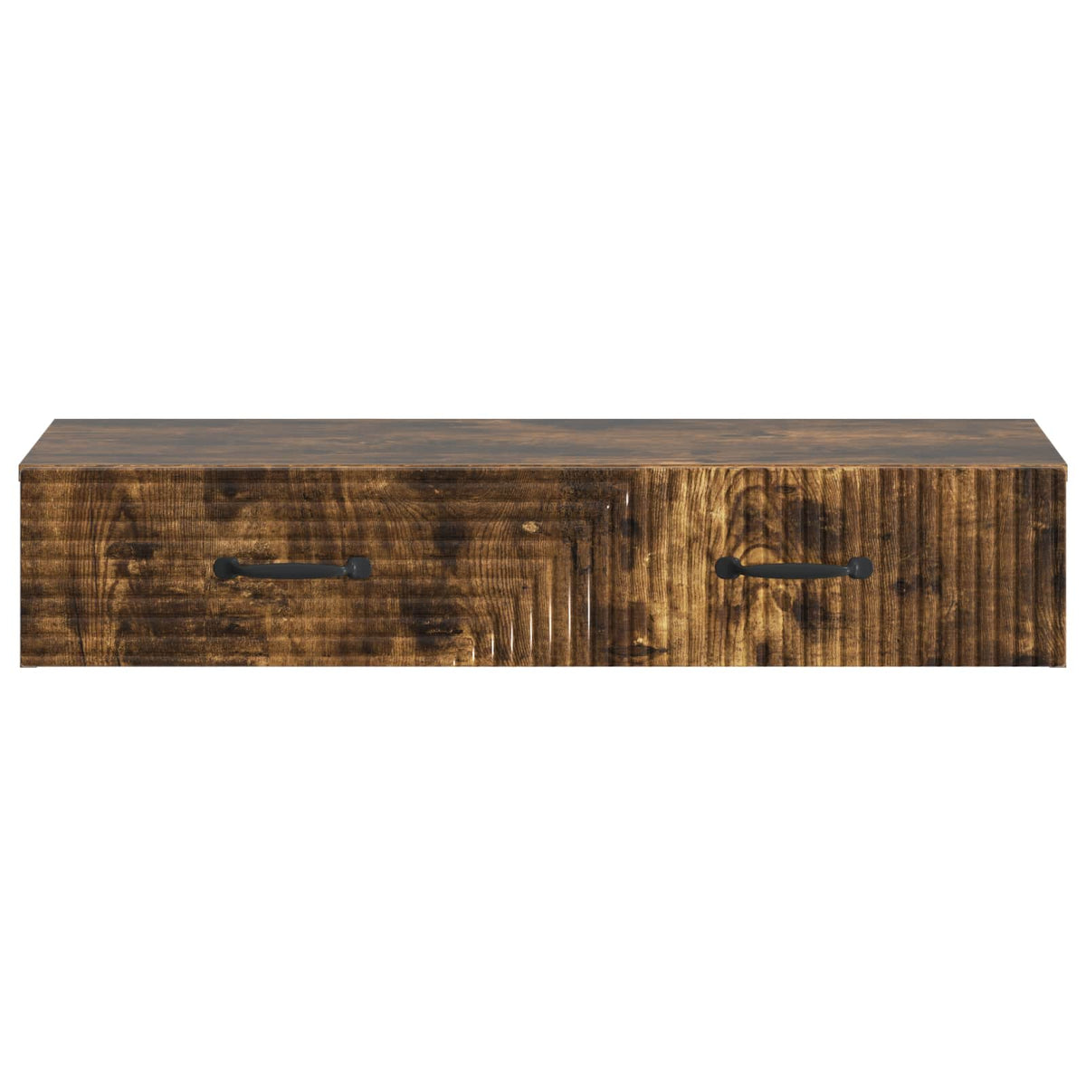 Væghængt Sideskab 87,5 x 34,5 x 17 cm Konstrueret træ Røget eg