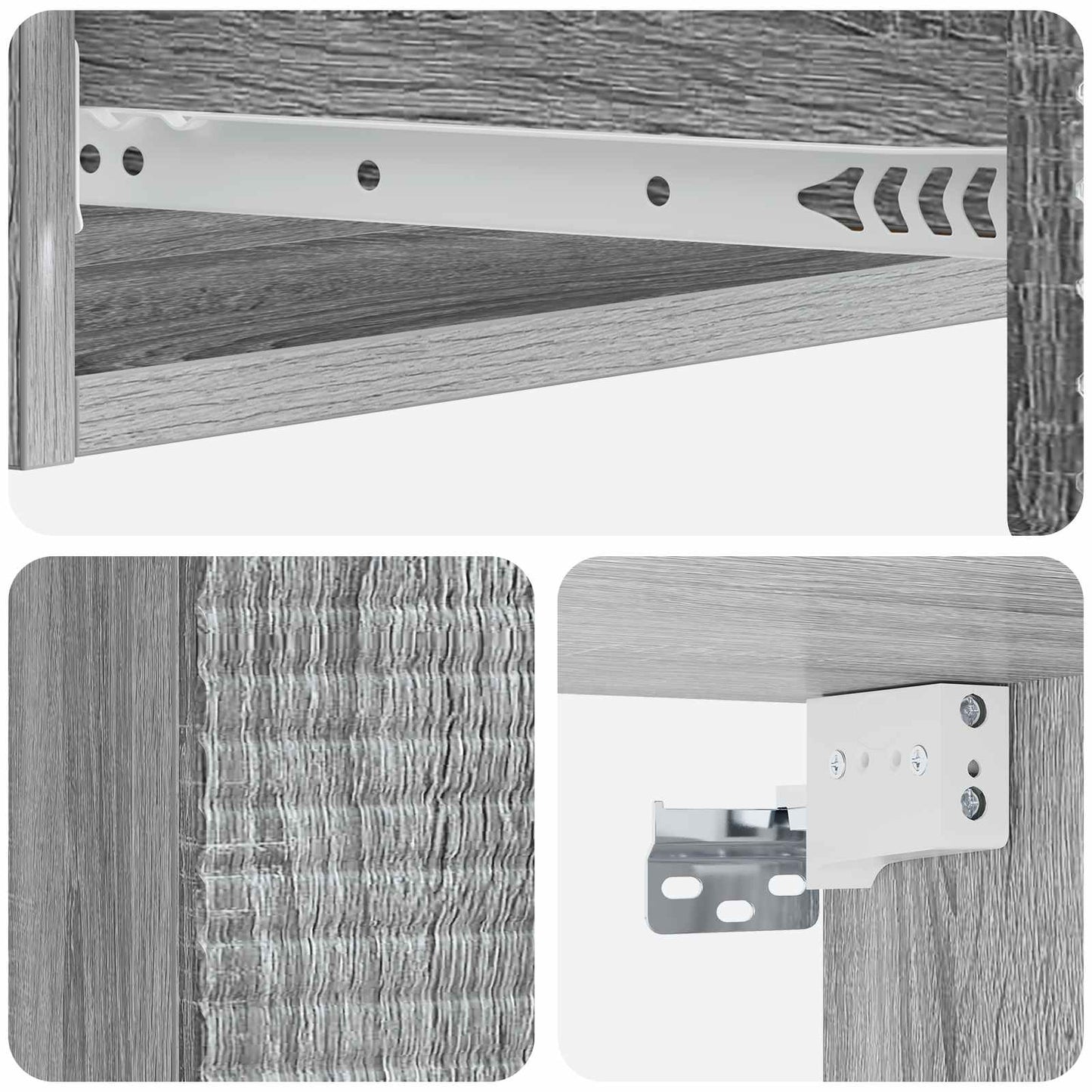 Væghængt Sideskab 87,5 x 34,5 x 17 cm Konstrueret træ