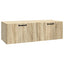 Væghængt TV-skab Sonoma-eg 98 x 41 x 30 cm Konstrueret træ
