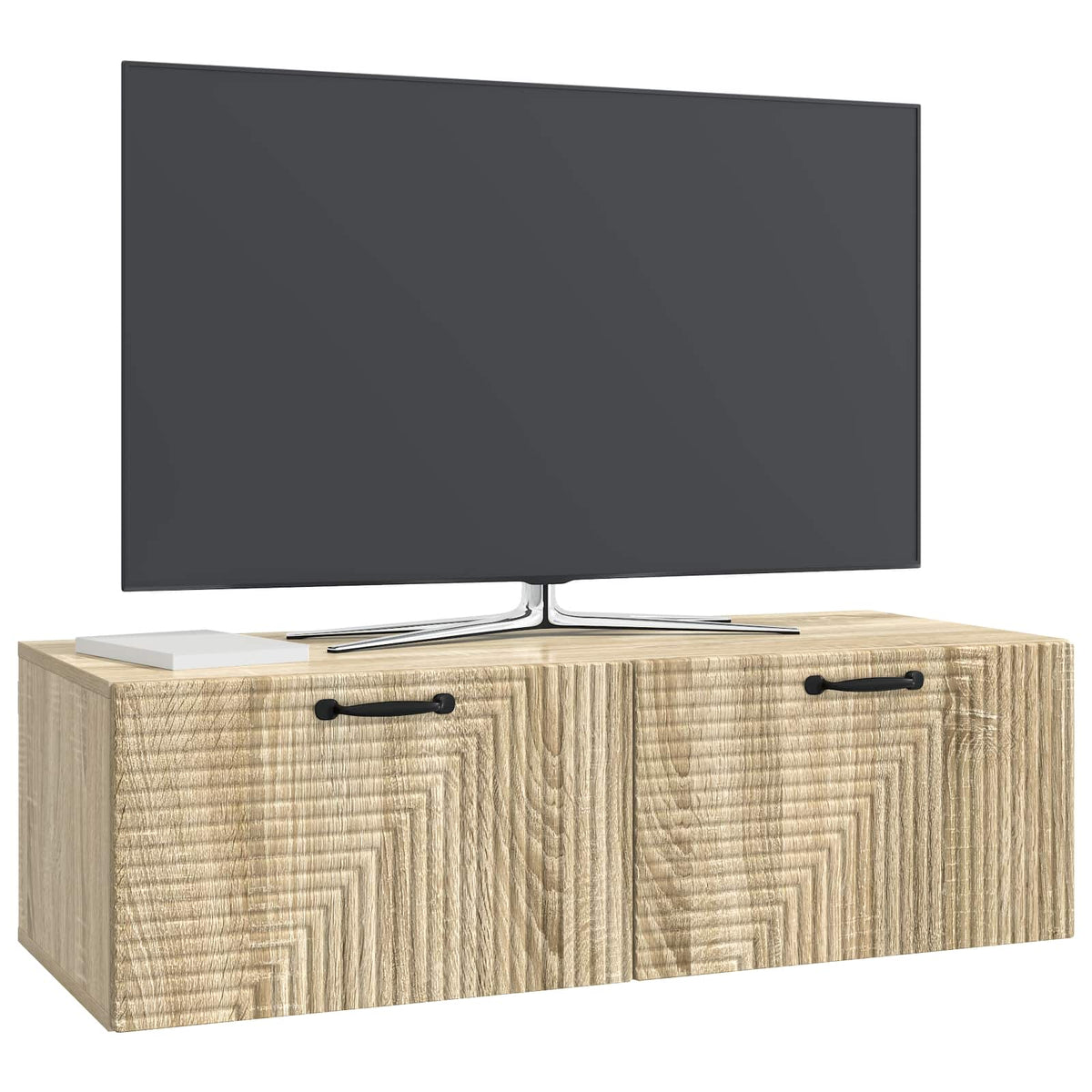 Væghængt TV-skab Sonoma-eg 98 x 41 x 30 cm Konstrueret træ
