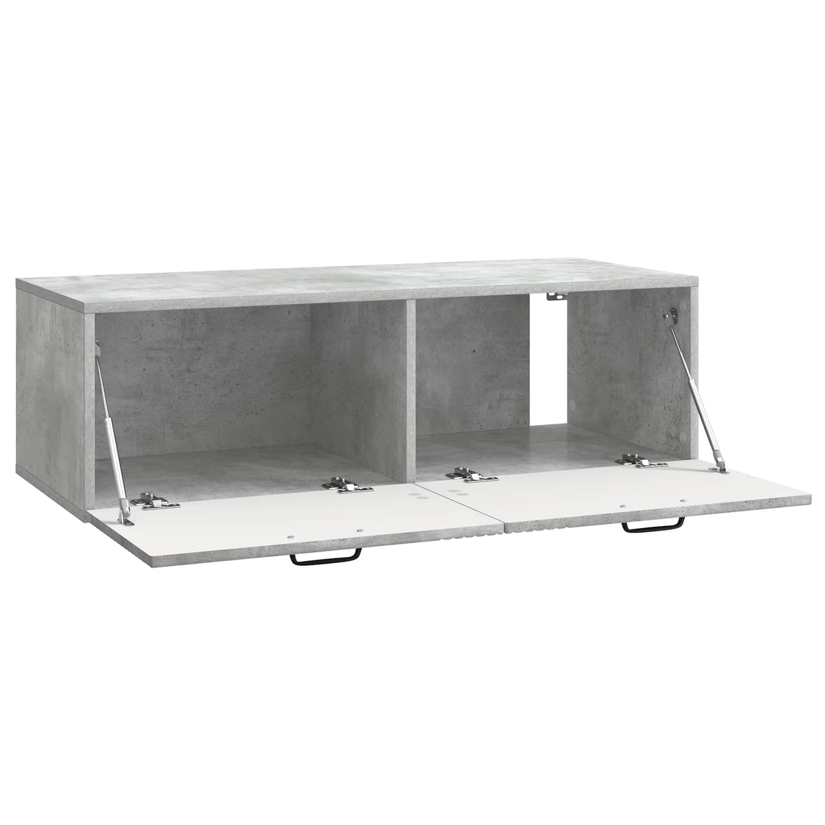 Væghængt TV-skab Betongrå 98 x 41 x 30 cm Konstrueret træ