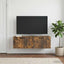Væghængt TV-skab Røget eg 98 x 41 x 30 cm Konstrueret træ